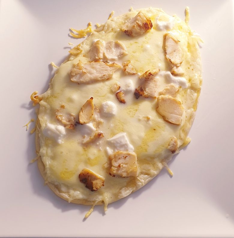 pizza poulet chèvre miel