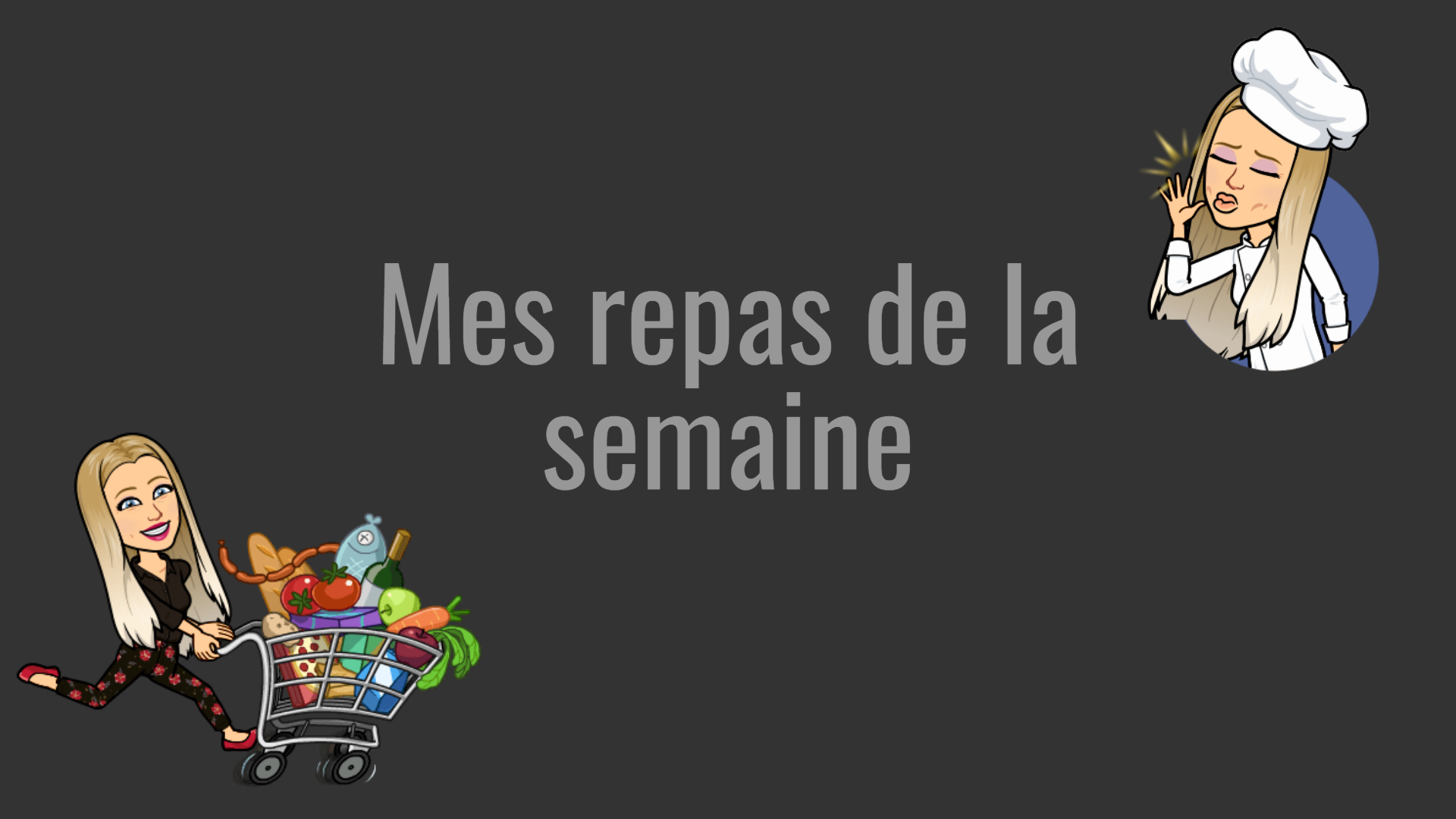 menu de la semaine