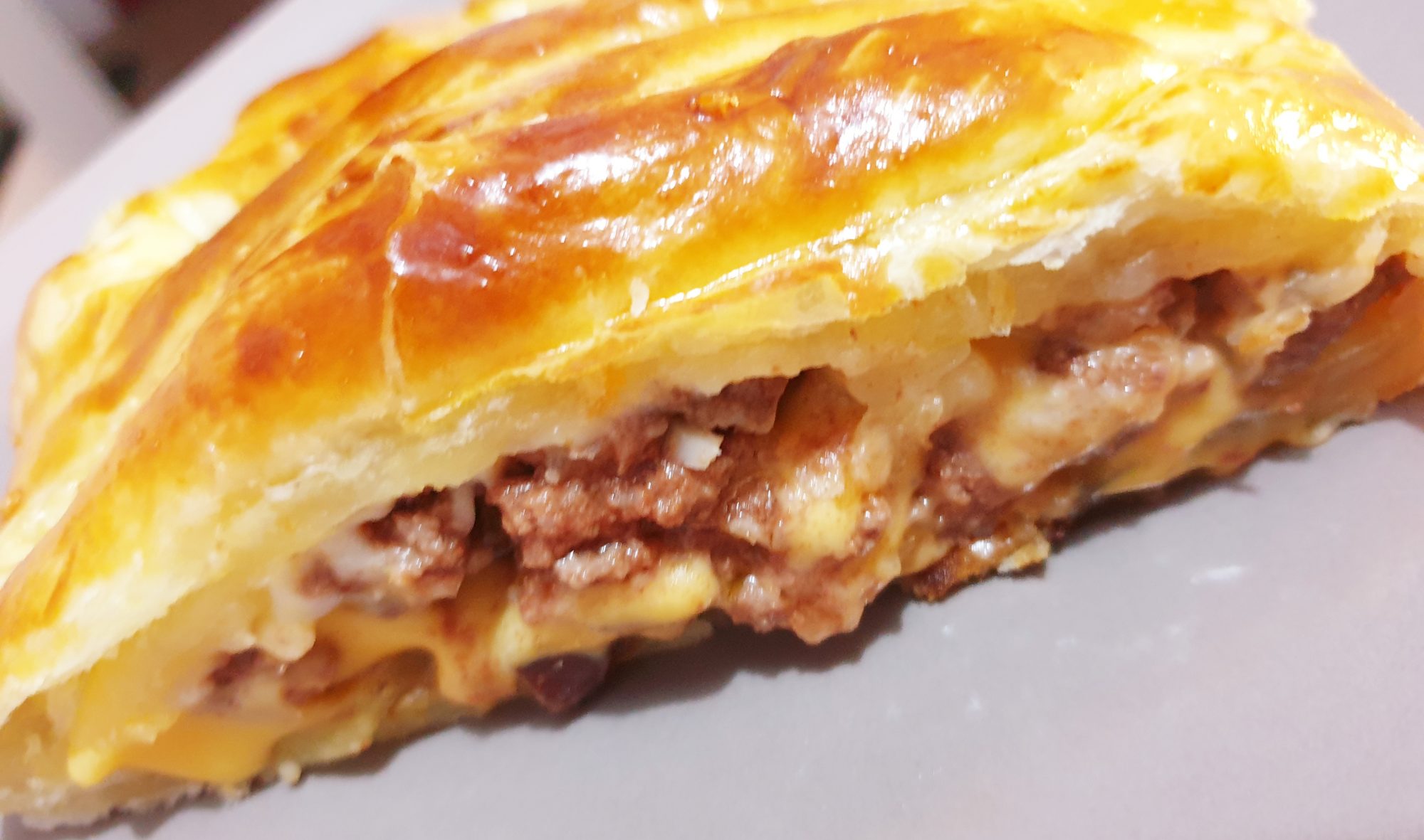 Feuilleté viande hachée cheddar