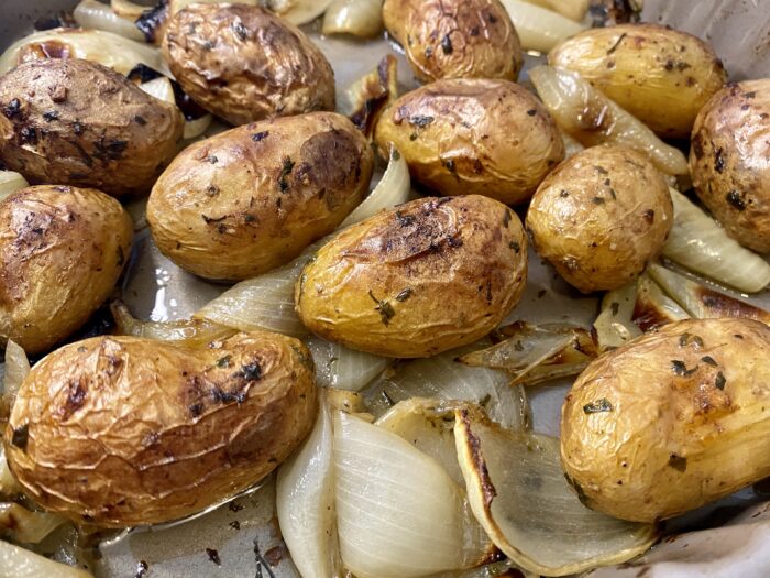 Pommes de terre grenailles au four