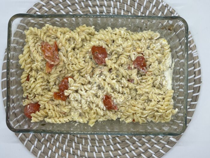 Pâtes feta tomates