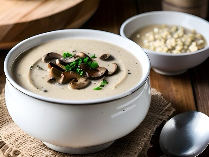 Soupe aux champignons