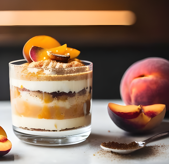 Tiramisu – Pêche Caramel